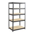 Global Equipment Additional Shelf Level Boltless Wood Deck 36"W x 24"D - Gray 254461